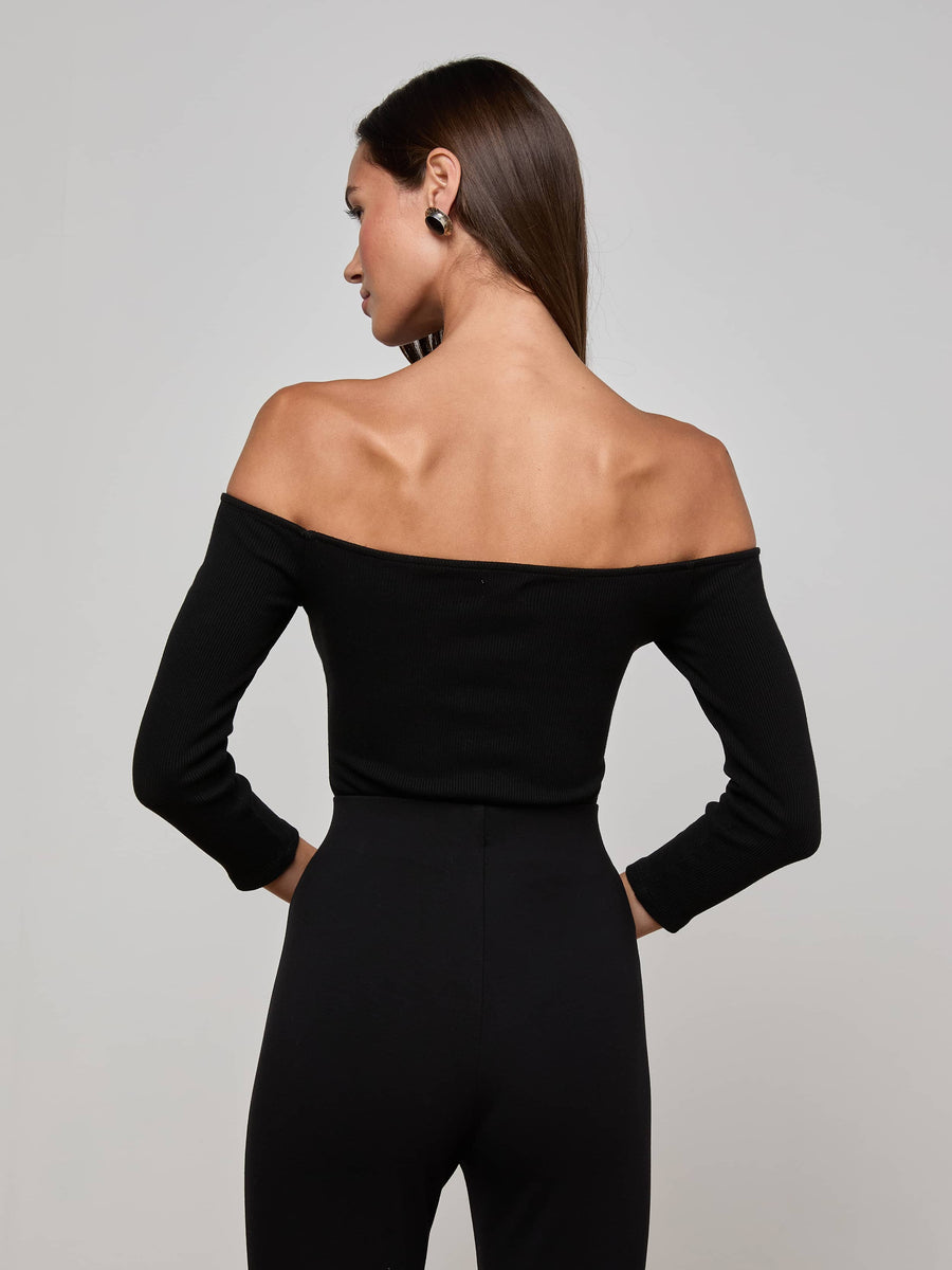 Evelyn Off-The-Shoulder Bodysuit
