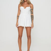 Jaziel Romper White
