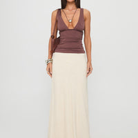 Sublime Ruched Top Brown