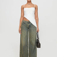 Amabella Asymmetric Top White