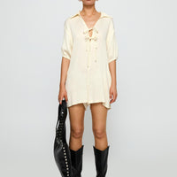 Power Move Romper Beige