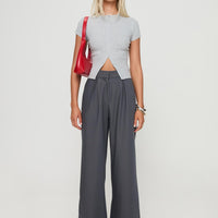 Suzu Knit Top Grey