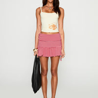 Lolana Hibiscus Graphic Tank Yellow