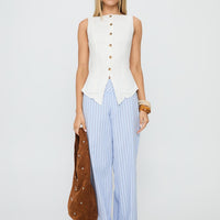 Dulcinea Longline Vest Top White