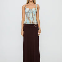 Bloomsbury Top Blue / Brown