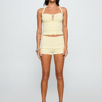 Dreaming Of Me Top Yellow Stripe