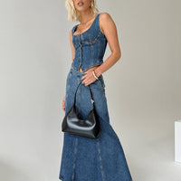 After Hours Corset Top Denim