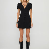 Loveliness Playsuit Black