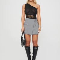 Knotti Lace Bodysuit Black