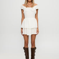The Love Galore Romper White Lower Impact
