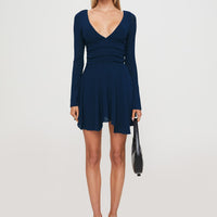 Nautia Long Sleeve Romper Navy