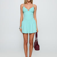 Win Me Over Playsuit Blue