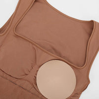 Shapewear Sleeveless Square Neck Slimming Seamless Dress