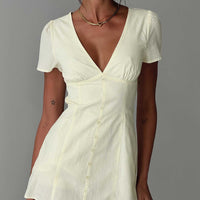 Loveliness Playsuit Lemon