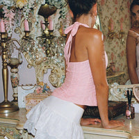 Nataliya Halter Top Pink