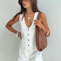 Damico Romper White