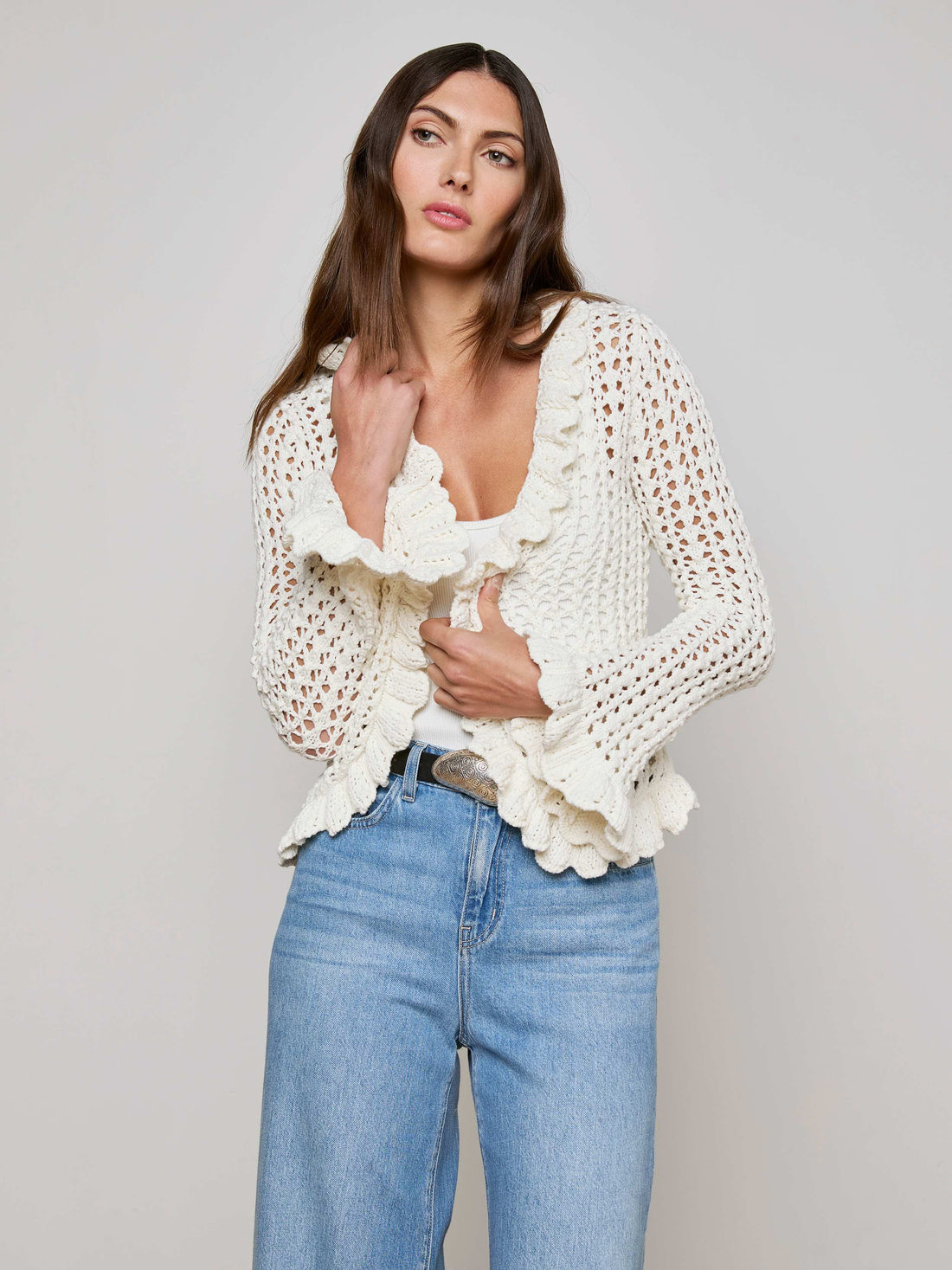 Solaris Crocheted Cardigan