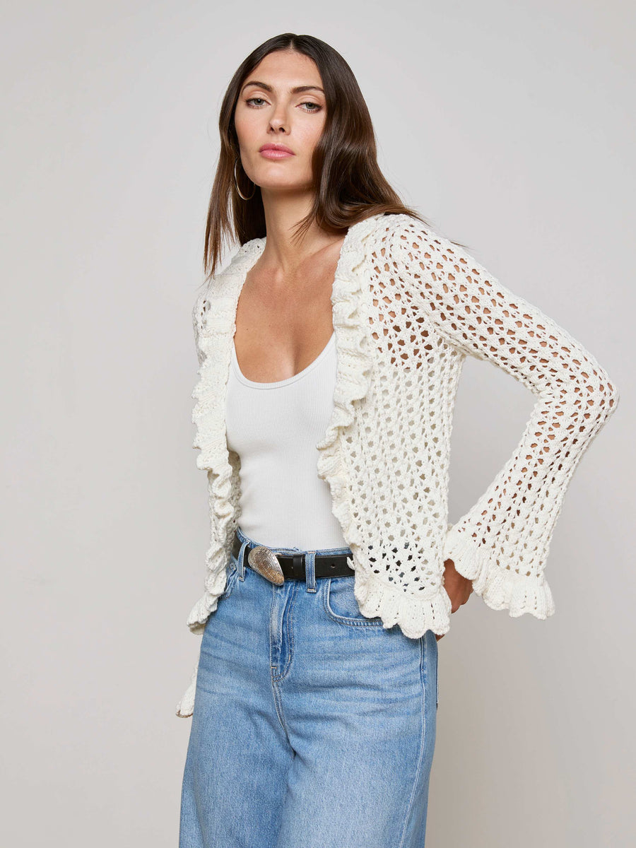 Solaris Crocheted Cardigan