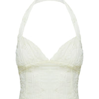 Aspyn Halter Top Yellow