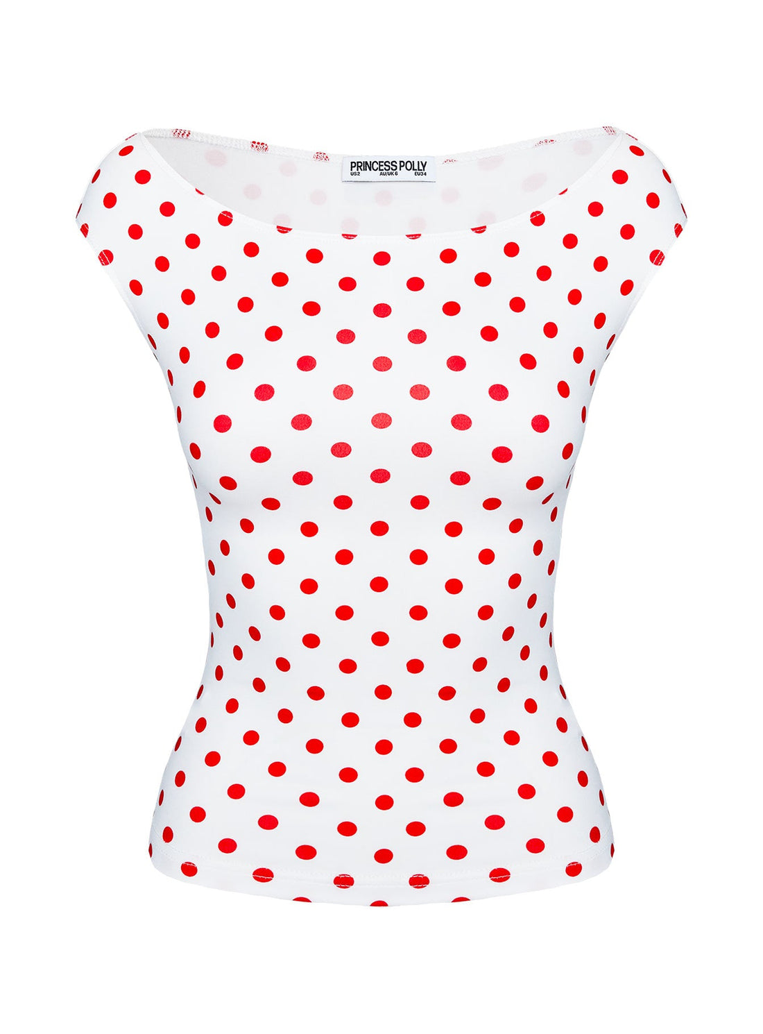 Cheirosa Off Shoulder Top White / Red
