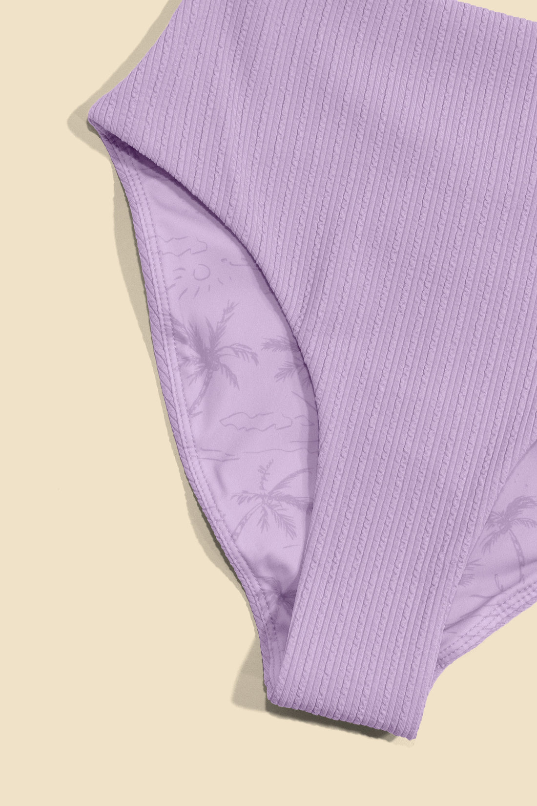 High Tide Cheeky Bikini Bottoms - Lilac
