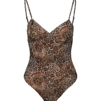 Elixia Bodysuit Leopard Petite
