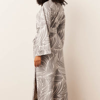 Kaia Cloud Jersey Kimono Robe in Whisper