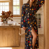 Kaia Cloud Jersey Kimono Robe in Mystic