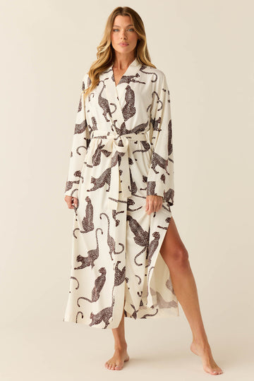 Kaia Cloud Jersey Kimono Robe in Vinyasa