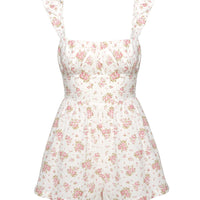 Fusili Romper White Floral