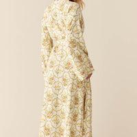 Kaia Cloud Jersey Kimono Robe in Fleur