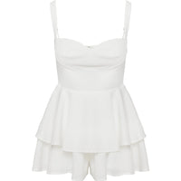 Linnie Romper White