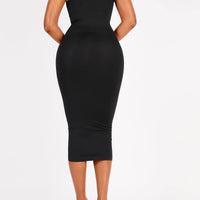 Shaper Eco-Friendly Spaghetti Strap V-Neck Seamless Dress