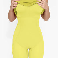Shapewear Modal Sleeveless Crew Neck Slimming Maxi Dress