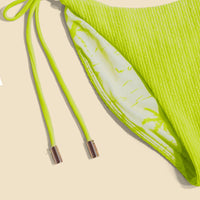 Sunny String Ultra Cheeky Bikini Bottom - Sunny Lime