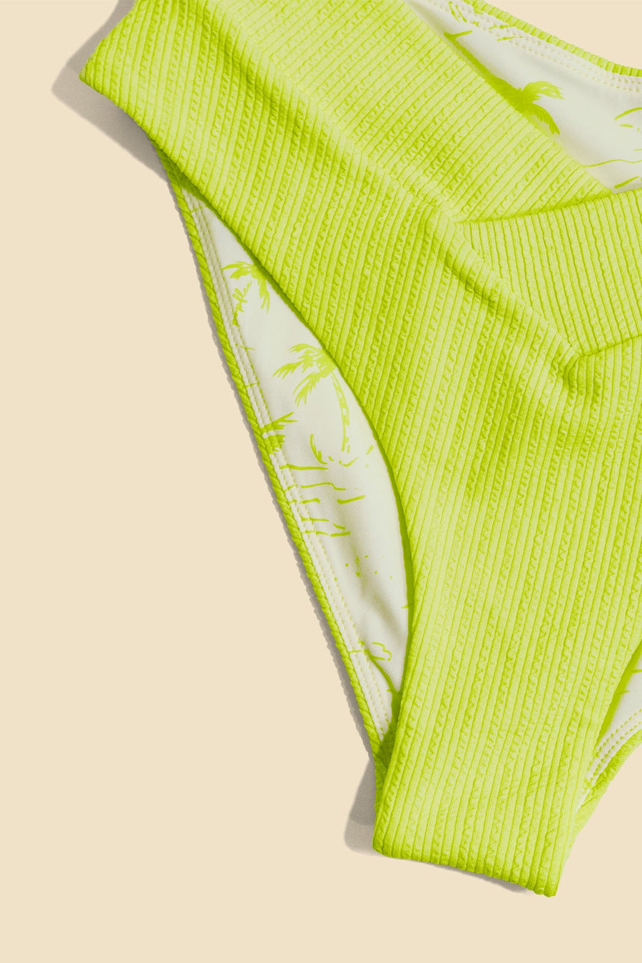 Crisscross Hourglass® Cheeky Bikini Bottoms - Sunny Lime