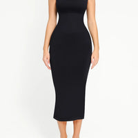 Shapewear Sleeveless Square Neck Slimming Seamless Dress