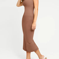 Shapewear Sleeveless Square Neck Slimming Seamless Dress