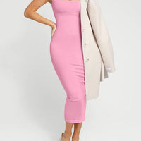 Shapewear Sleeveless Square Neck Slimming Seamless Dress