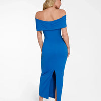Shapewear Off-the-Shoulder Slim Column Maxi Dress
