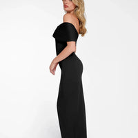 Shapewear Off-the-Shoulder Slim Column Maxi Dress