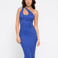 Shapewear Convertible Backless Halter Sculpting Midi Dress