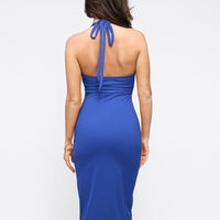 Shapewear Convertible Backless Halter Sculpting Midi Dress