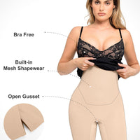 Shapewear Sculpting Lace Corset Midi Slip Dress