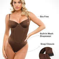 Shapewear Hourglass Corset Maxi Dress or Thong Bodysuit