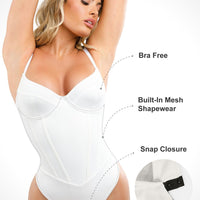 Shapewear Hourglass Corset Maxi Dress or Thong Bodysuit