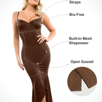 Shapewear Hourglass Corset Mermaid Maxi Dress