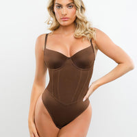 Shapewear Hourglass Corset Maxi Dress or Thong Bodysuit