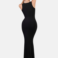 Shapewear Modal Sleeveless Crew Neck Slimming Maxi Dress