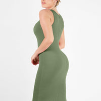 Shapewear Modal Tummy Control Midi Dress
